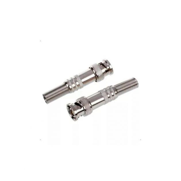 Conector BNC Com Mola Parafuso (Para Cabo Coaxial)