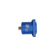 Conector Speakon 4 Polos 2 Vias Fêmea Azul B&F Lighting