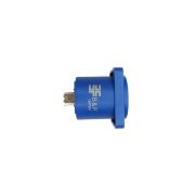 Conector Speakon 4 Polos 2 Vias Fêmea Azul B&F Lighting