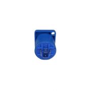 Conector Speakon 4 Polos 2 Vias Fêmea Azul B&F Lighting