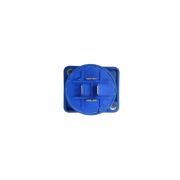 Conector Speakon 4 Polos 2 Vias Fêmea Azul B&F Lighting