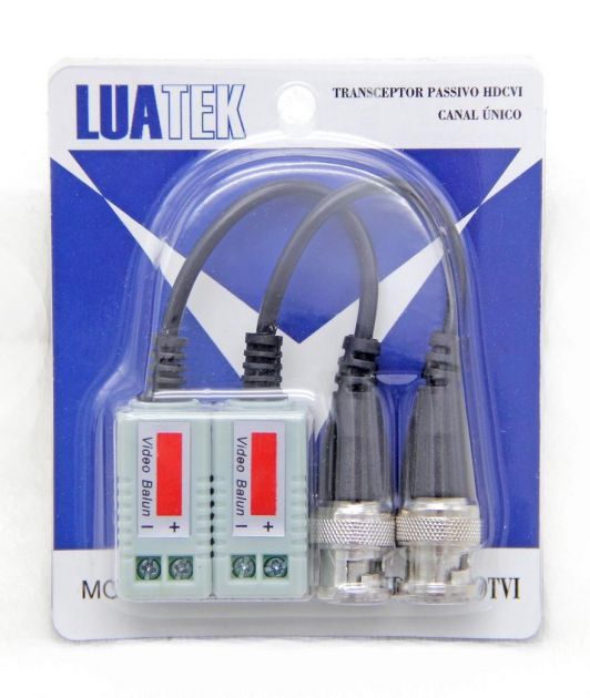 Conector de Video Luatek p/ Câmera de Segurança Balun LKP-101