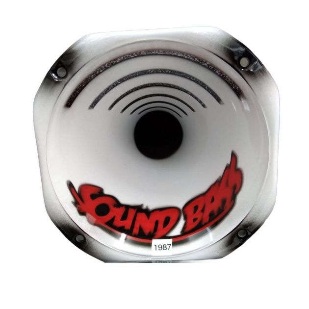 Corneta Fiamon Longa Sound Bass Branco Grafitada