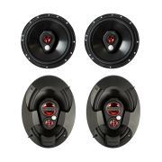 Kit Fácil Bomber BBR 1 Par de 6x9" + 1 Par de 6" 250W RMS 4Ω