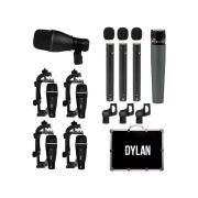 Kit Microfones para Bateria Dylan DD-9 
