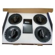 Kit Smart Line Roadstar RS-765BR Multimidia 7" 2 DIN + 4 Alto Falantes de 6,5"