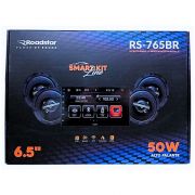 Kit Smart Line Roadstar RS-765BR Multimidia 7" 2 DIN + 4 Alto Falantes de 6,5"