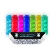Kit Strobo Digital Zendel 8 Fárois de LED Efeitos Ultra Vu