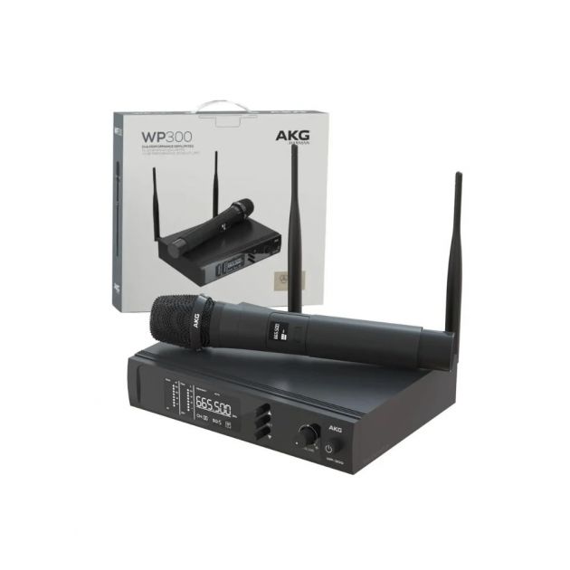 Microfone AKG WP300 de Mão UHF Sem Fio