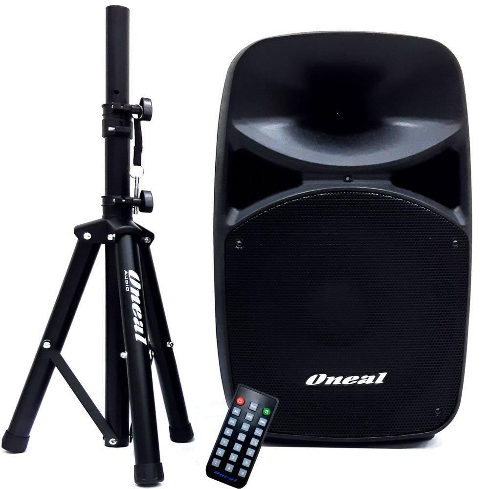 Caixa Acústica Amplificada Oneal OPB912 Bluetooth com Pedestal