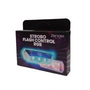 Par de Faróis Strobo Flash Control RGB c/ Central Interna ZD-SFC-RGB