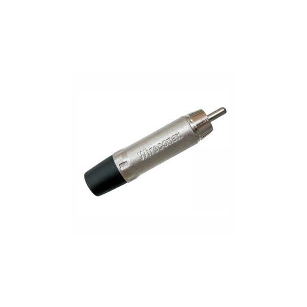 Plug Conector RCA Preto Wireconex