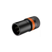 Plug Roxtone XLR Macho Linha Curto (LX3M)