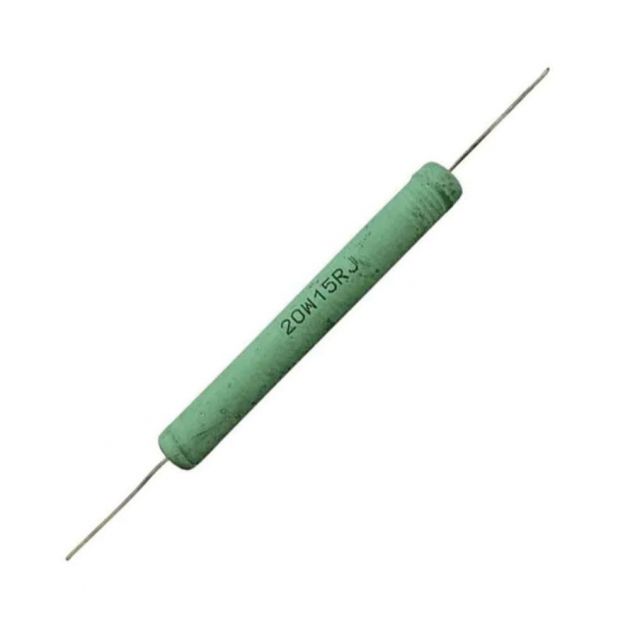 Resistor de Fio Cerâmico Storm 20W 15RJ Verde (Unitário)